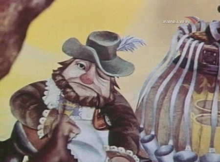 Кадр из мультфильма "Лоскутик и облако"