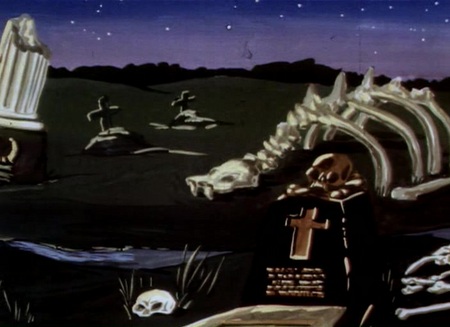 Кадр из мультфильма "Про рыцаря, который никого не боялся"